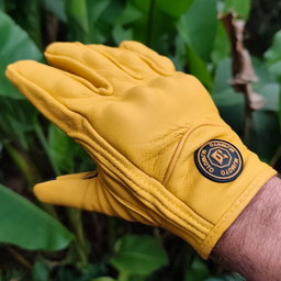 Guantes De Cuero Reforzados