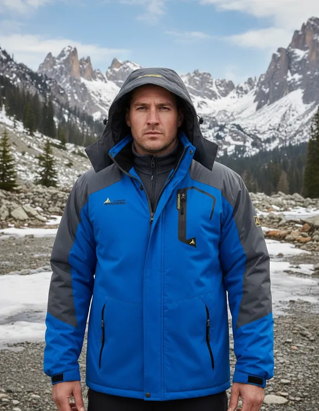 Chaqueta Impermeable Montaña Termica Lluvia Frio Extremo_4