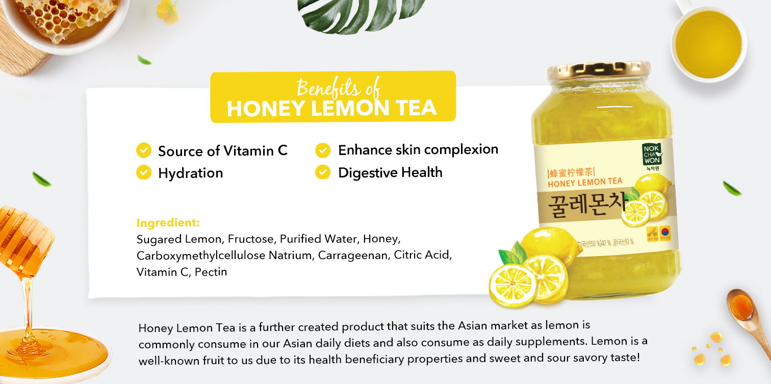 Nokchawon Honey Lemon Tea - 1kg_1