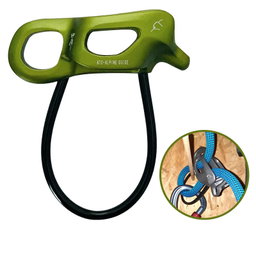 Descensor ATC tipo reverso con Cesta Black Diamond