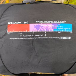 Sleeping -5°C 1.3kg plumas Alta montaña