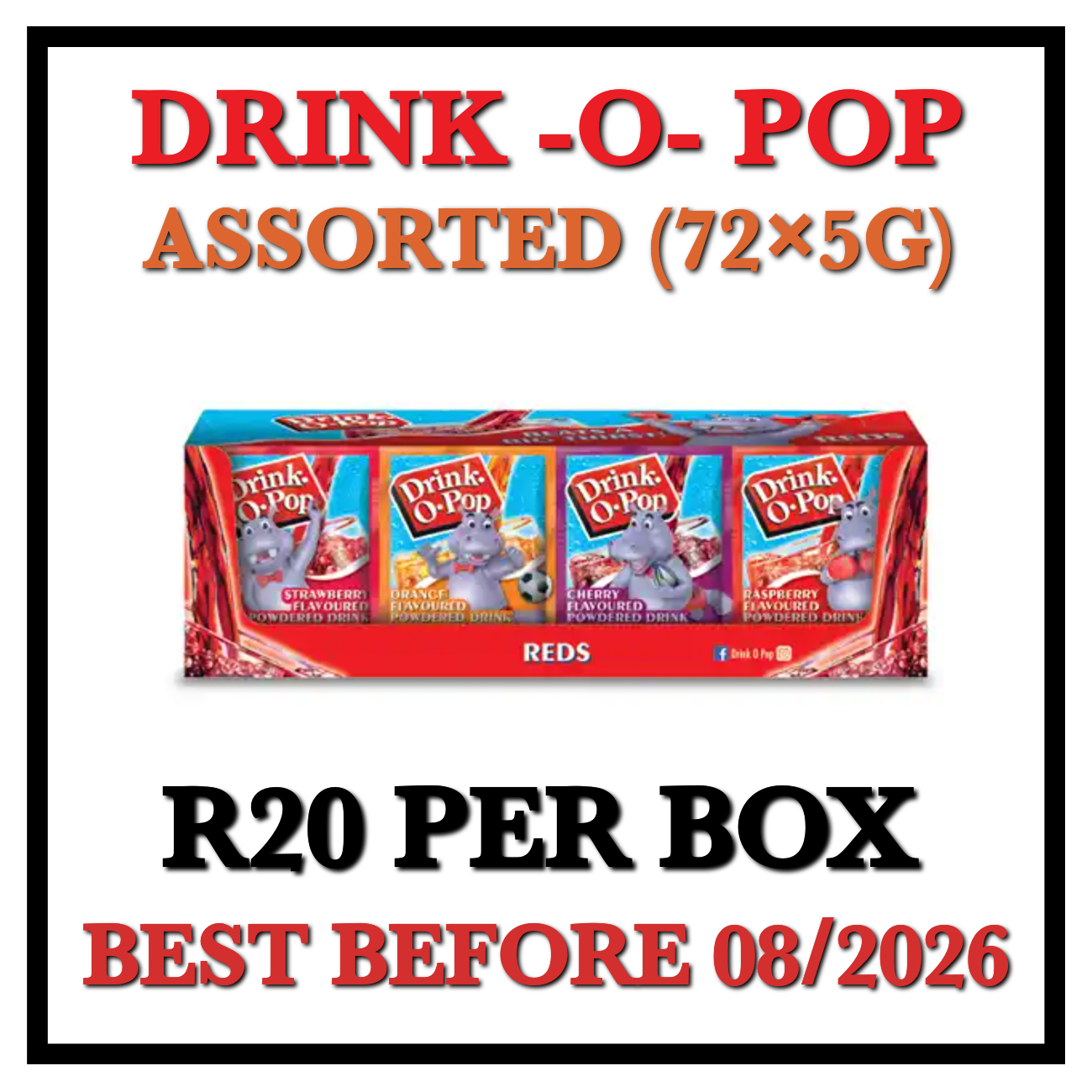 Drink o Pop Sachet 72×5g_0