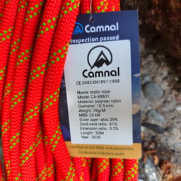 Cuerda estatica 50m 10.5mm 25kN 