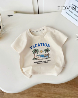 Coconut Beach Cotton Tee — H0426B51Đ