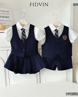 Korean School Vest Uniform Set — H1125B25