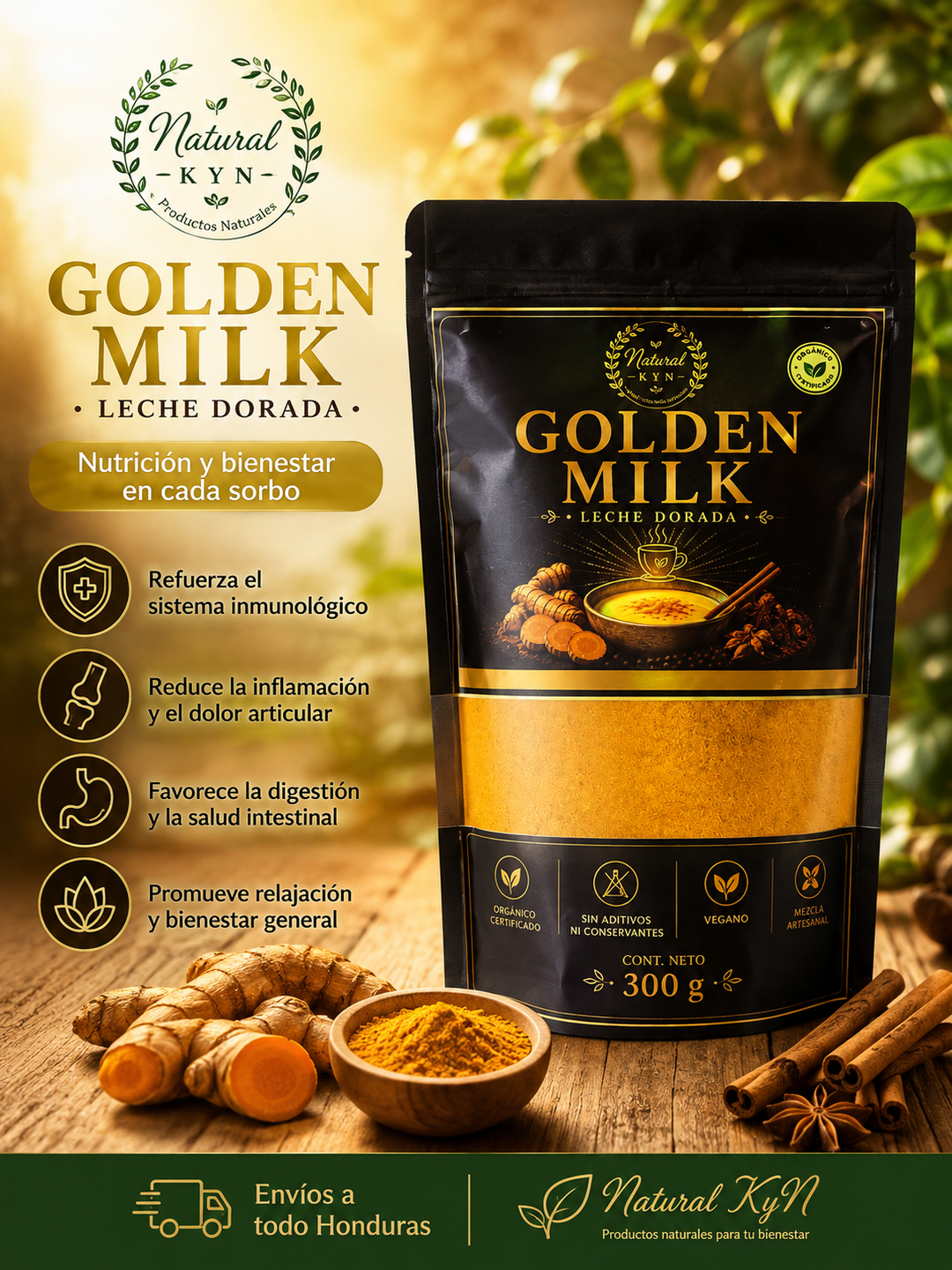 Golden Milk o Leche Dorada 