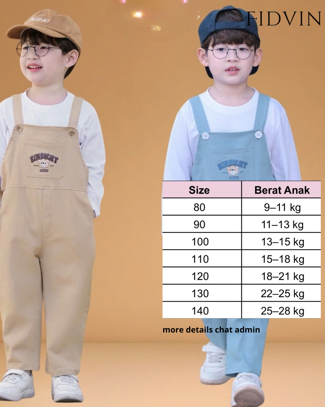 Baseball Bear Short Overall Set — H1025B10Đ_1