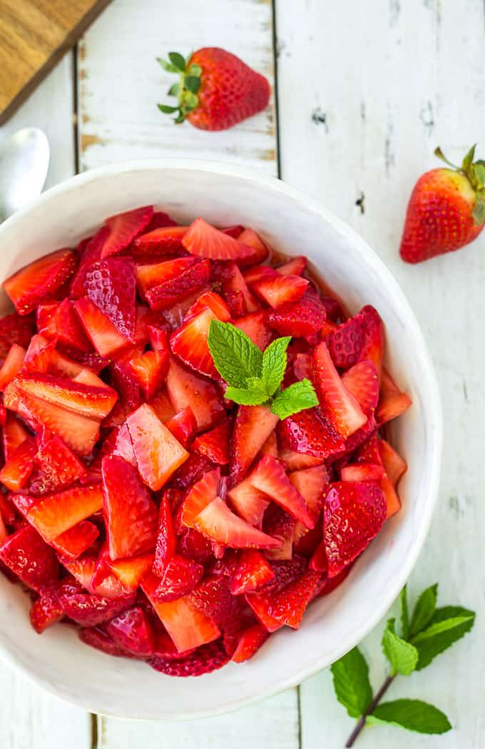 Strawberries-Halved