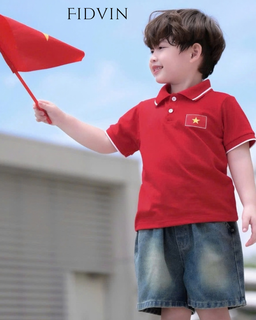 Vietnam Flag Polo & Denim Set — BH0725A41