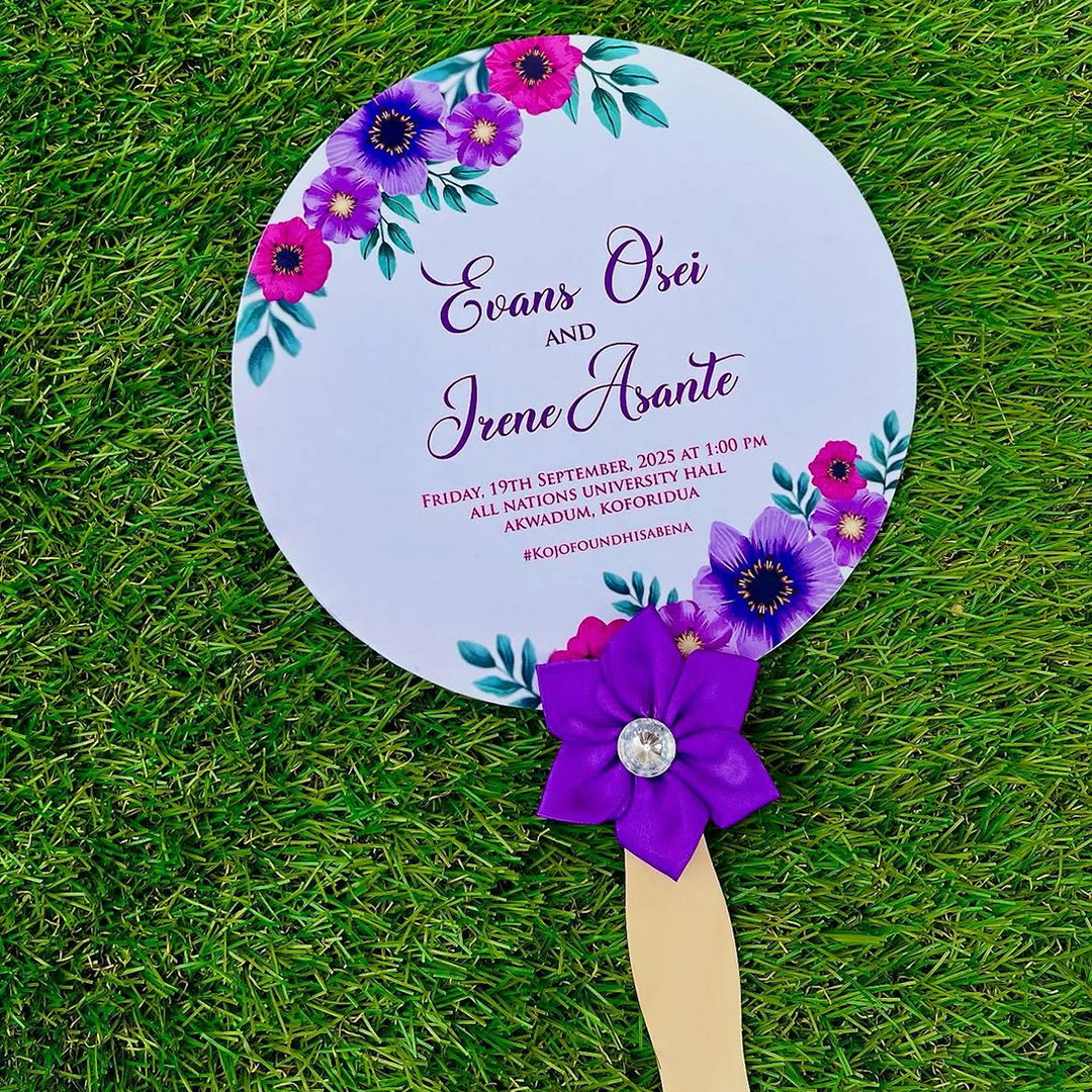 Floral Vow Fan