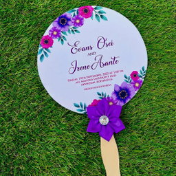 Floral Vow Fan