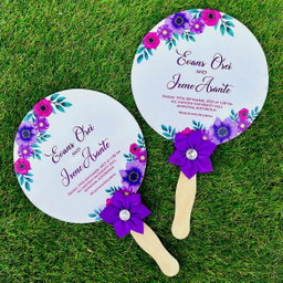 Floral Vow Fan