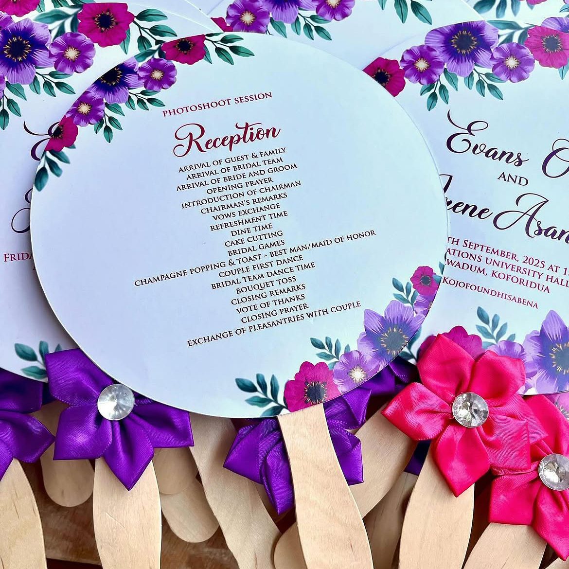 Floral Vow Fan