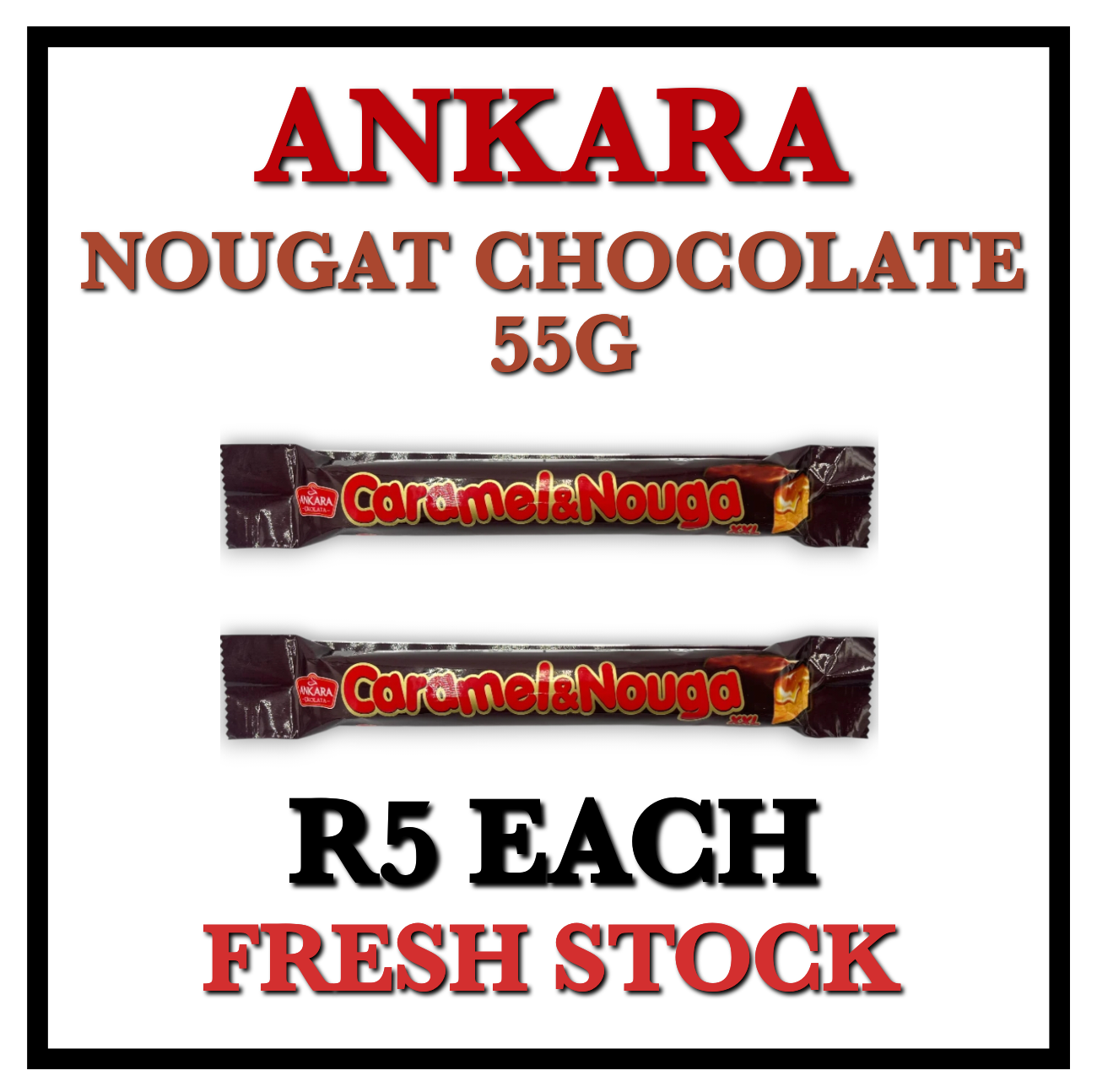 Ankara Caramel Nougat Chocolate 55g_0