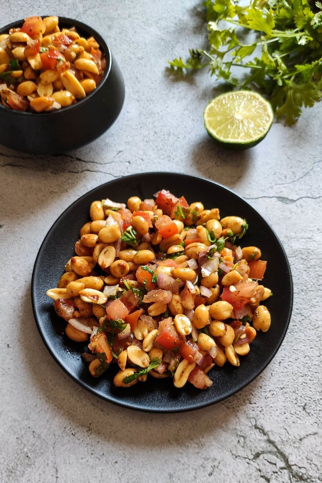 Roasted peanut chana chaat 😋
