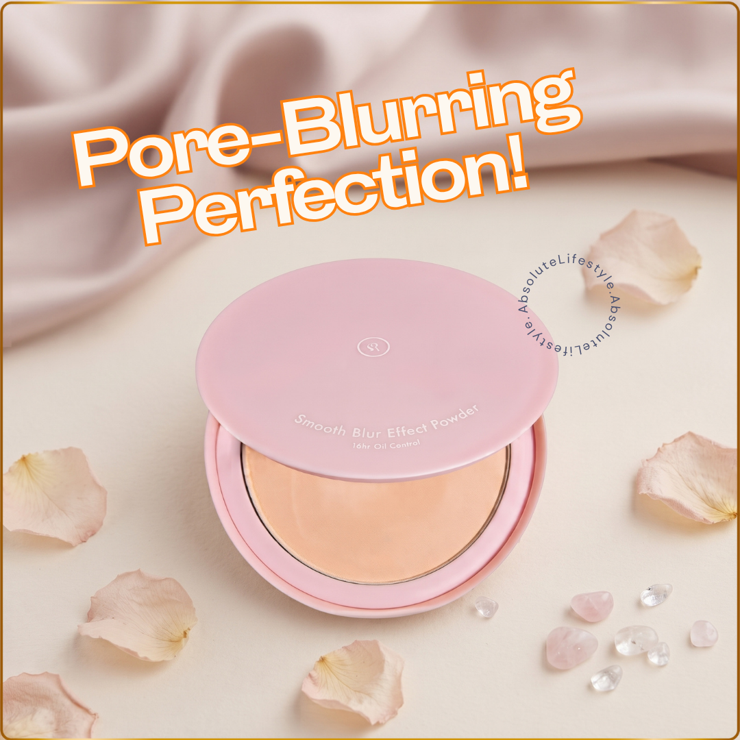 ST Smooth Blur Effect Compact Powder - Lightweight Matte Finish & Pore-Blurring Coverage (3 Shades Available)_0
