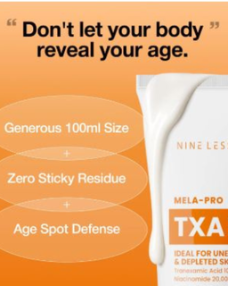 Nineless Mela-Pro TXA Sunscreen SPF 50+ PA++++ (100 ml) ☀️🩷