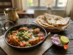 चटपटा ढाबा स्टाइल कढ़ाई चिकन 🍗(500 gm भरपेट भोजन )