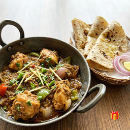 चटपटा ढाबा स्टाइल कढ़ाई चिकन 🍗(500 gm भरपेट भोजन )