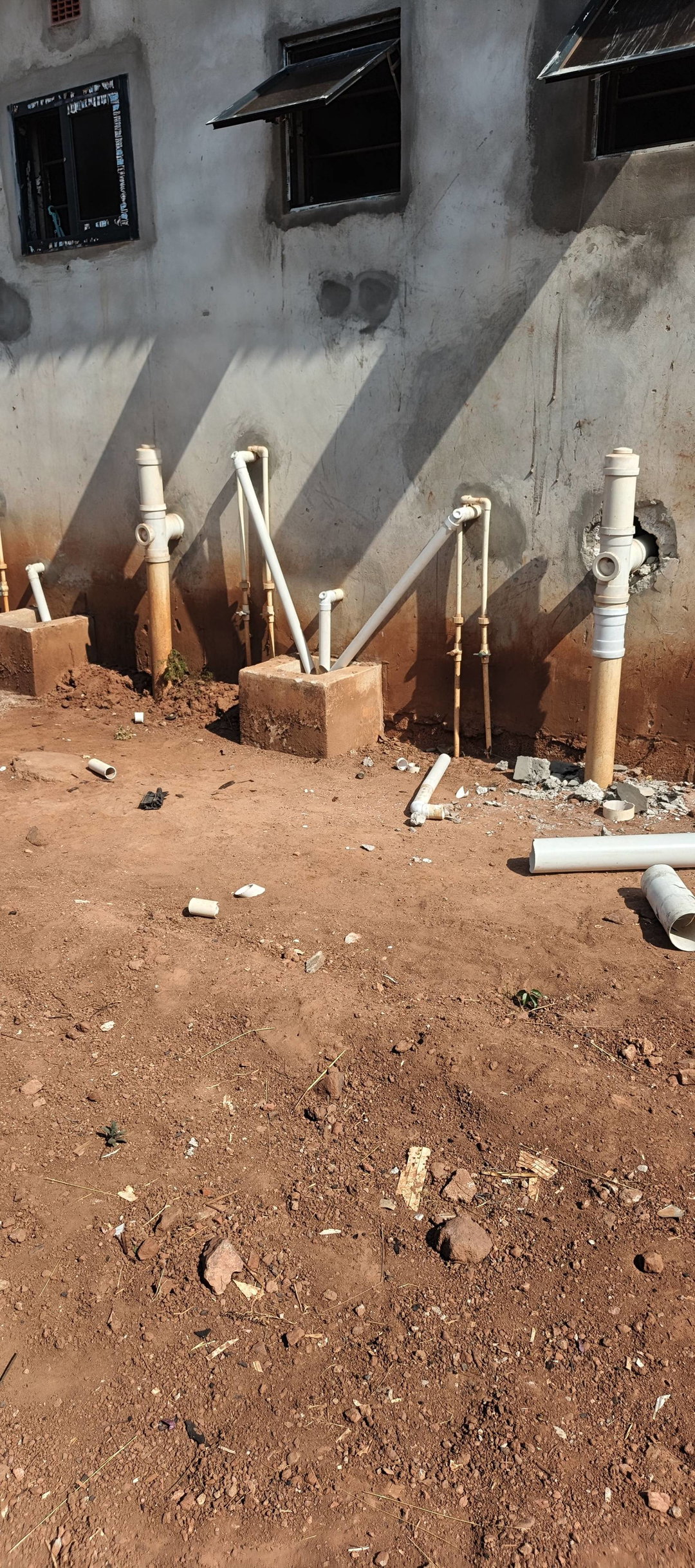Plumbing pipe work