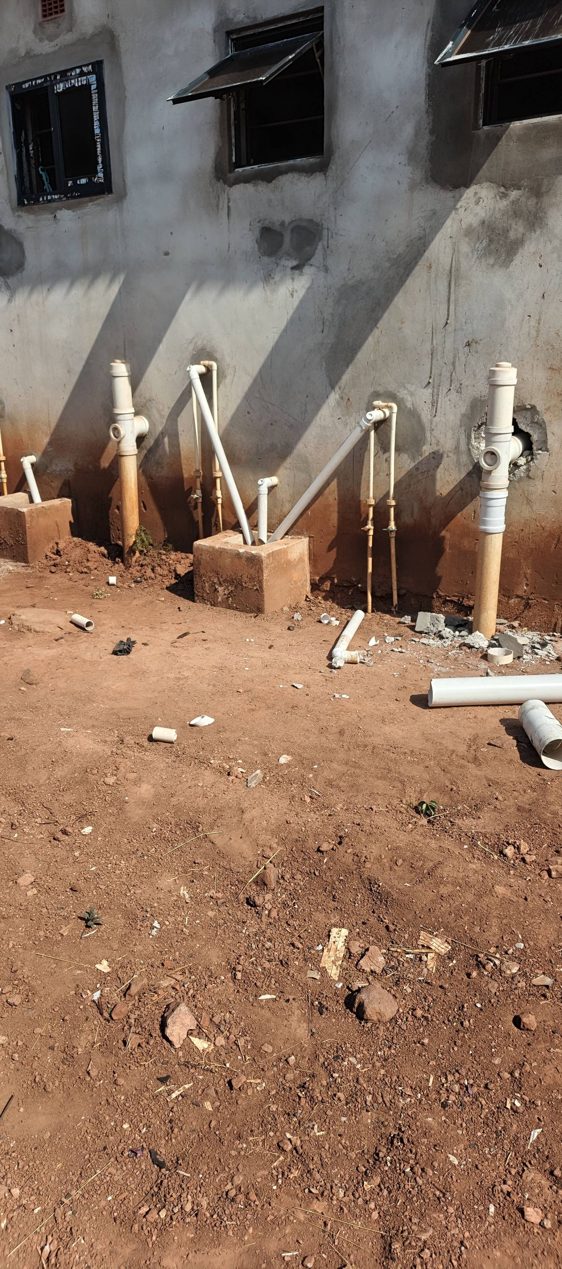 Plumbing pipe work