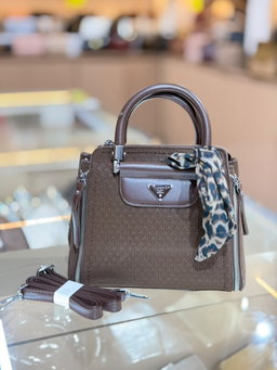 Classic Brown Structured Handbag