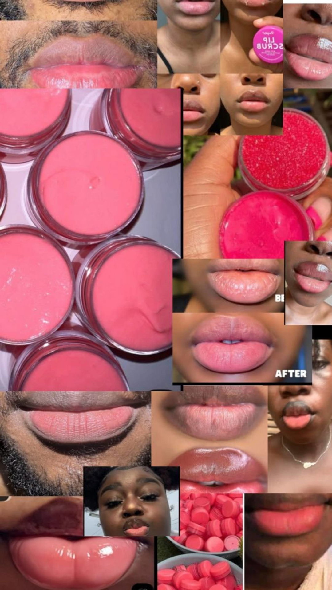 Pink lip balm