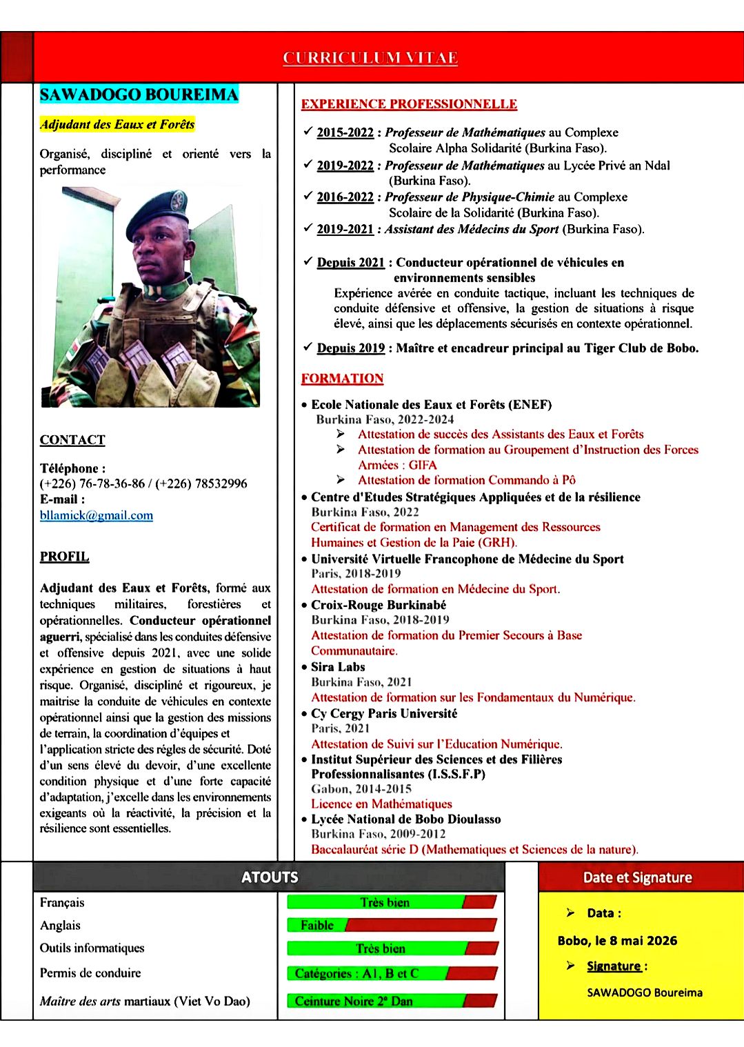 CV Professionnel