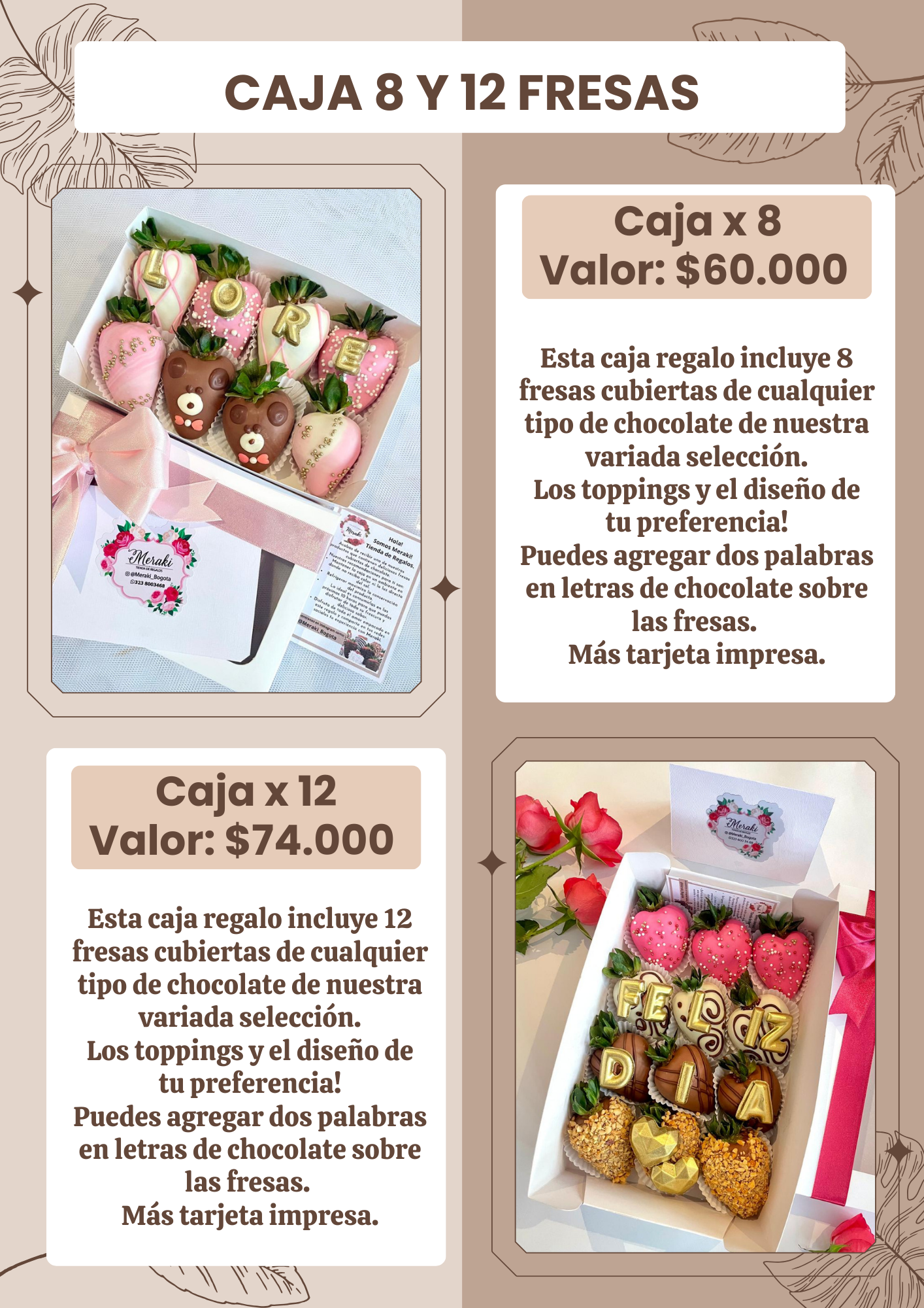 Caja 8 fresas cubiertas de chocolate_0