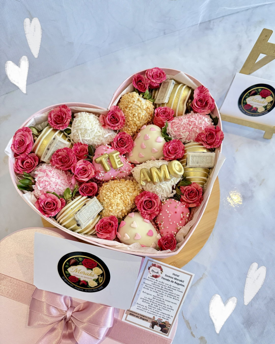 Fresas acorazonadas
