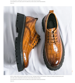 chaussure Oxford à plateforme (ou Richelieu)