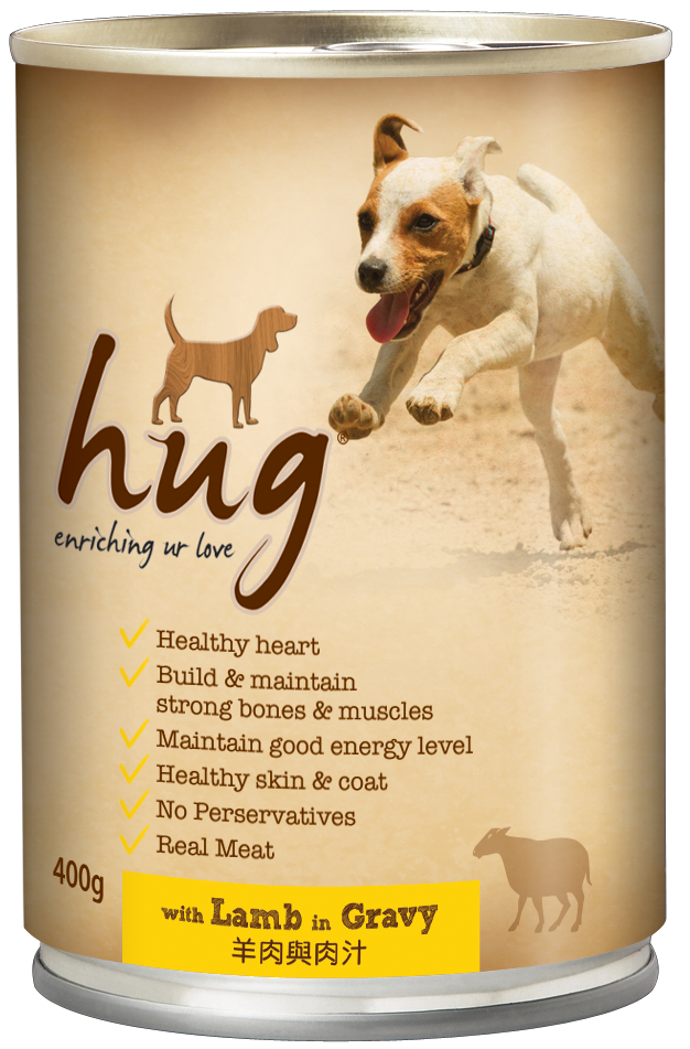 Hug Wet Dog Food Can - 400g_1