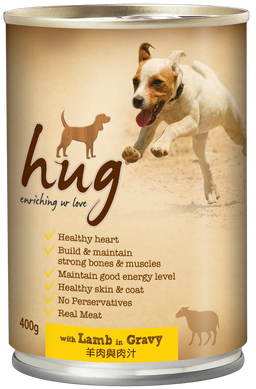 Hug Wet Dog Food Can - 400g