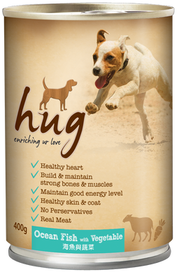 Hug Wet Dog Food Can - 400g