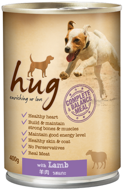 Hug Wet Dog Food Can - 400g