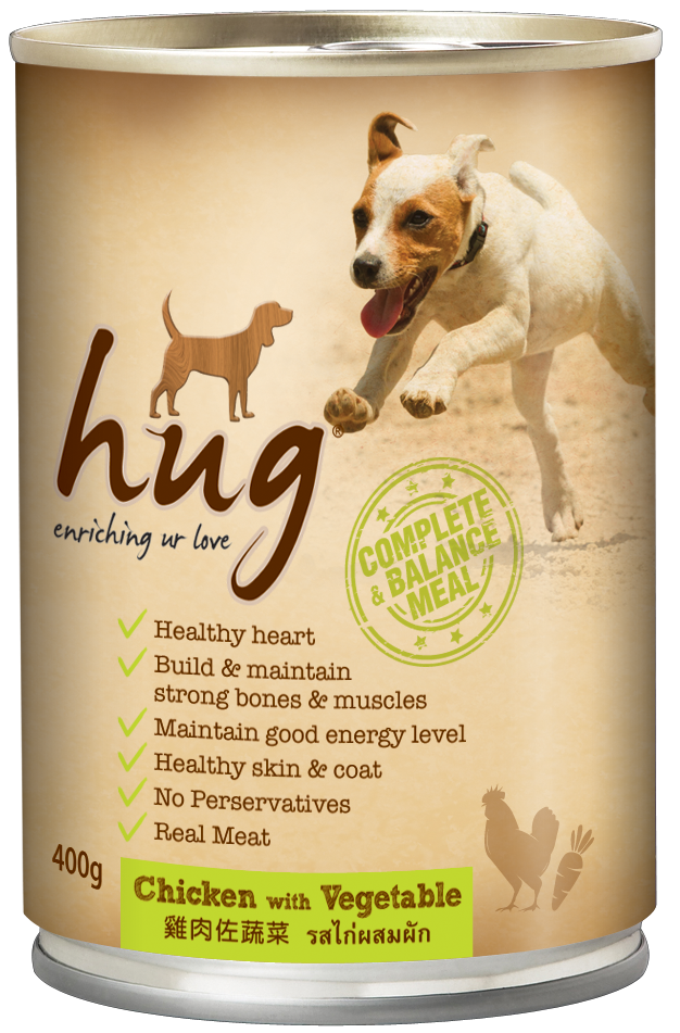 Hug Wet Dog Food Can - 400g_5