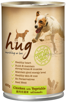 Hug Wet Dog Food Can - 400g