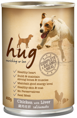 Hug Wet Dog Food Can - 400g