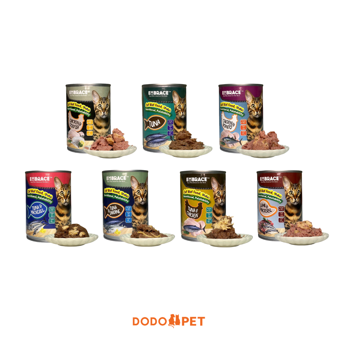 Embrace Wet Cat Food Can (Pate) 375g_0