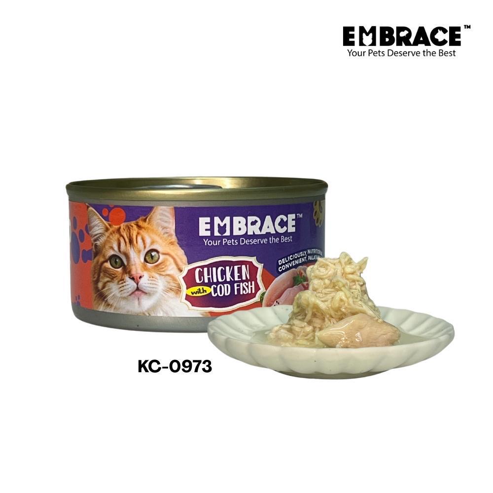 Embrace Shredded Wet Cat Food Can - 85g_1