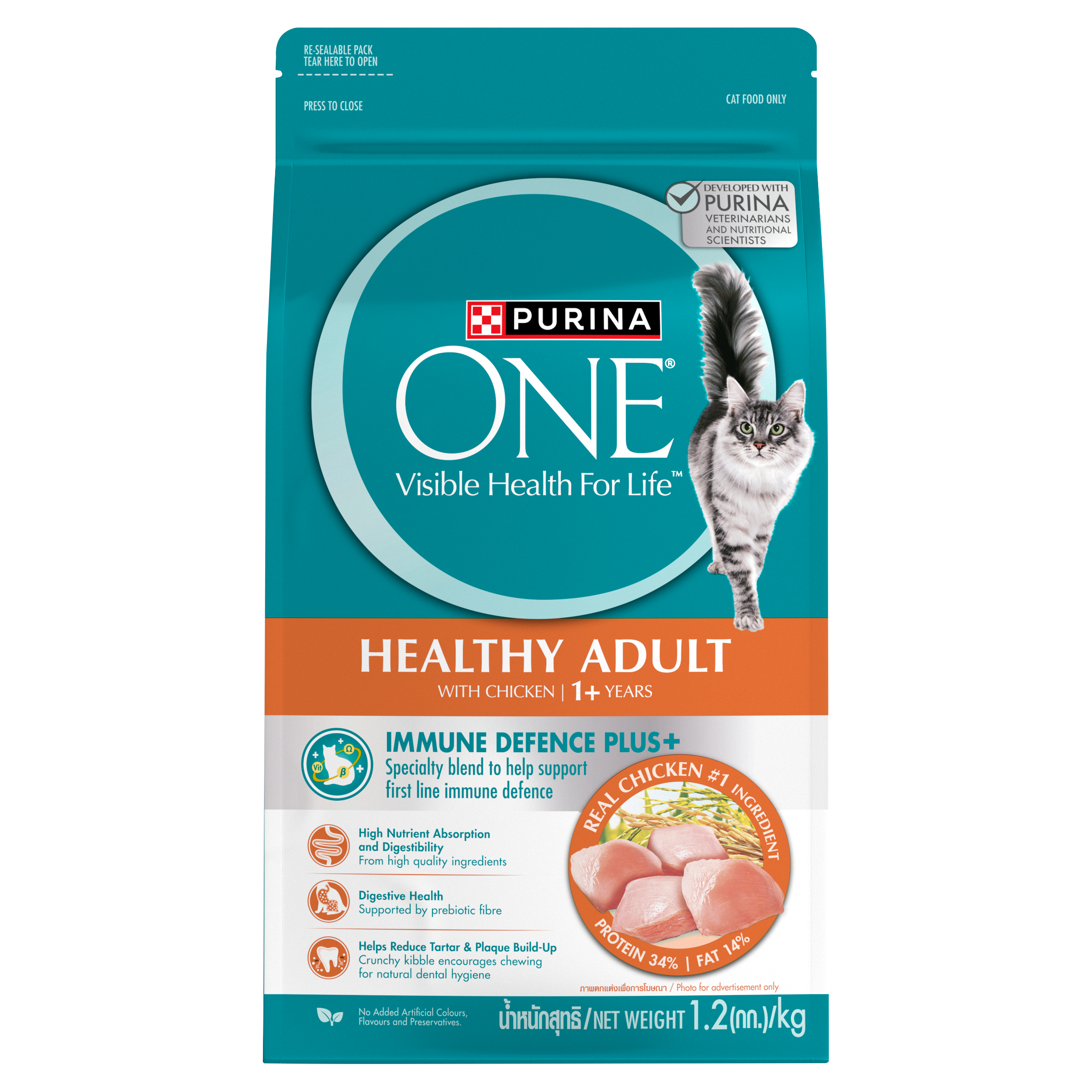 Purina ONE Dry Cat Food - 1.2kg_2