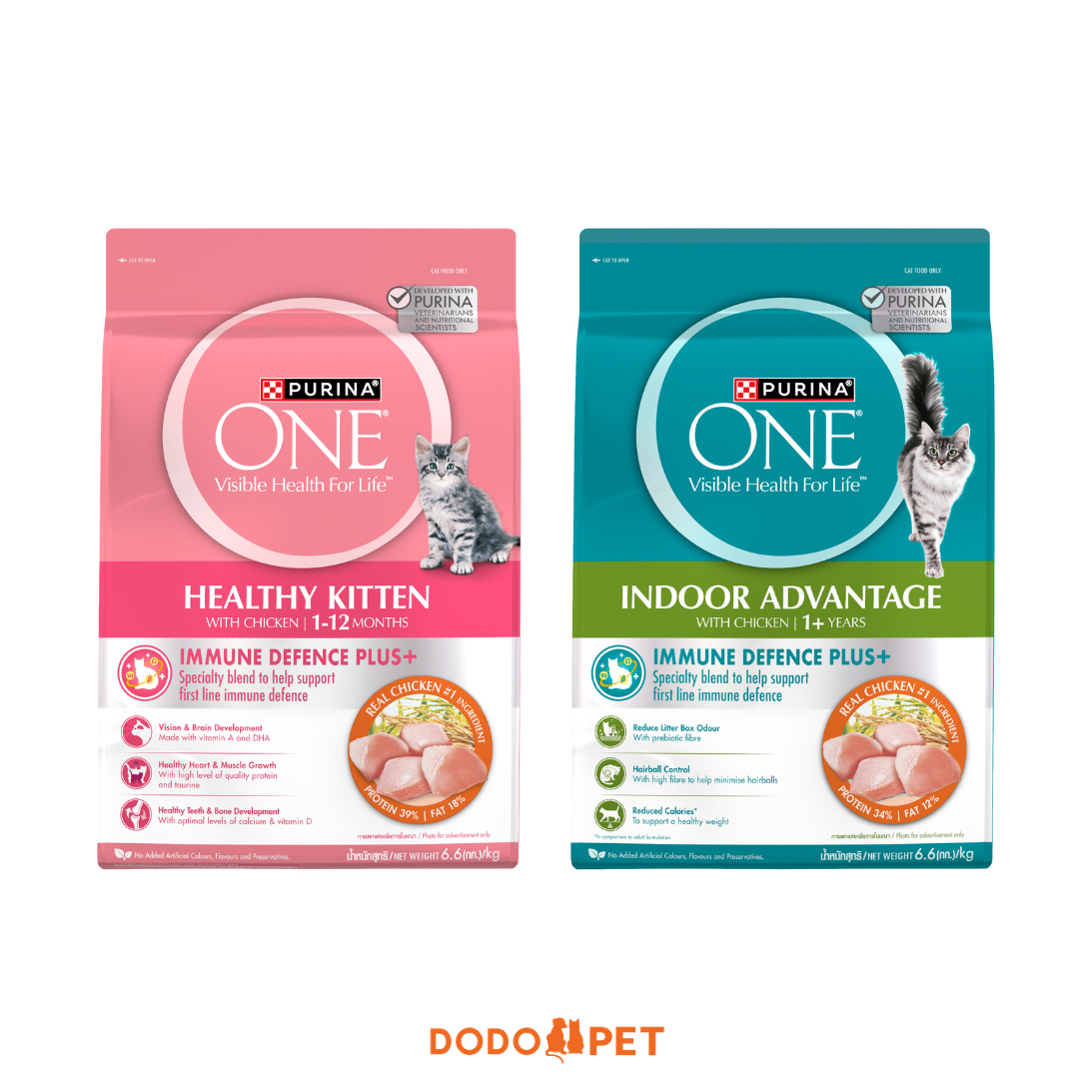 Purina ONE Dry Cat Food - 6.6kg