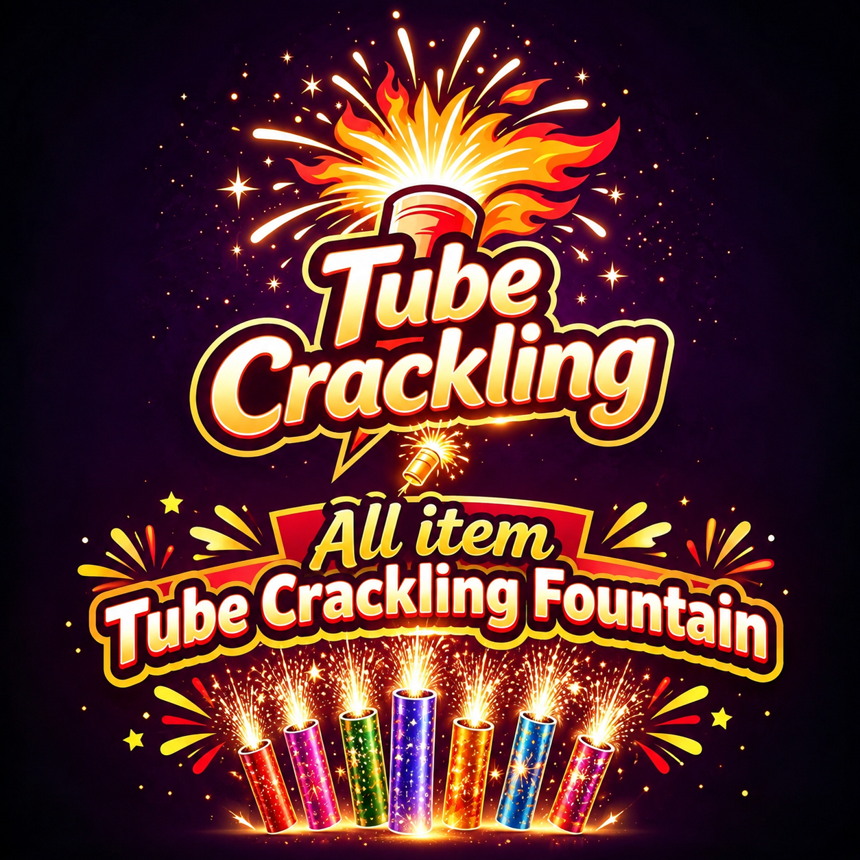 All item tube fountain crackling_0