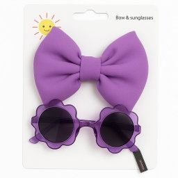 Baby Girl Headband and Sunglasses Set – Bow Hair Accessory Gift