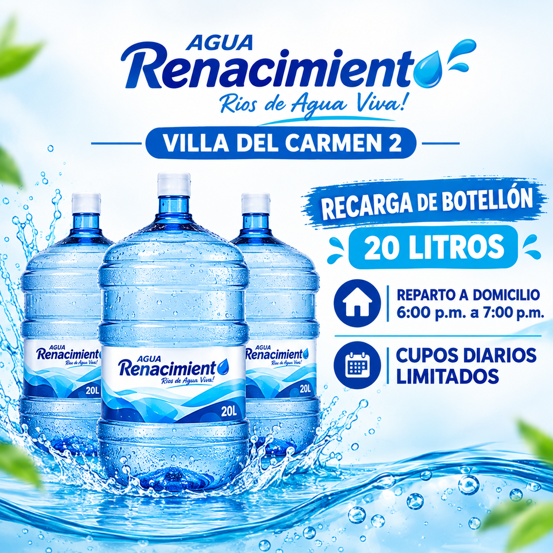 Recarga de Botellón 20L