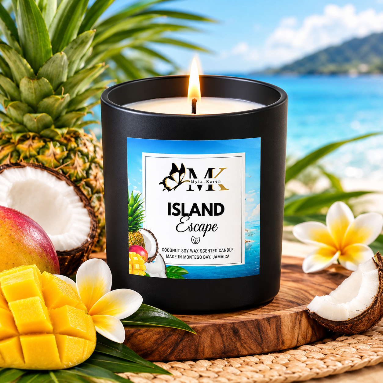 Island Escape Scented Candle_0