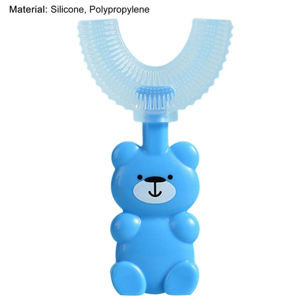 Kids Toothbrush U-Shape Silicone – BPA Free Baby Toothbrush for Toddlers_1