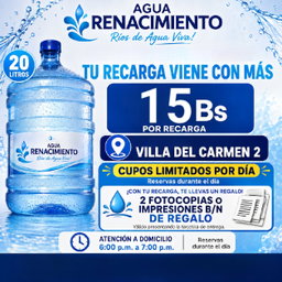 Recarga 20L + 2 Impresiones de REGALO