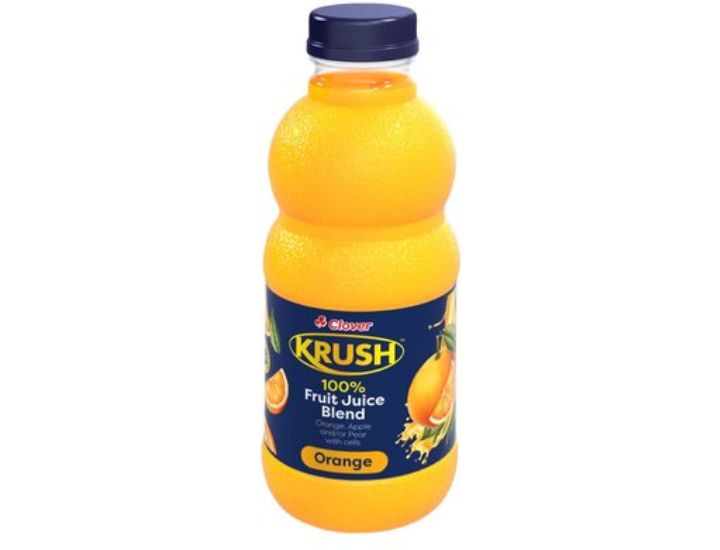 Clover krush fruit juice 100% orange juice _0