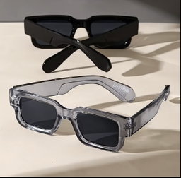 Lunettes Unisexe ( Noir , Gris)